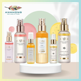 Xịt khoáng serum d'Alba, serum dạng xịt khoáng căng bóng da dưỡng ẩm, căng bóng