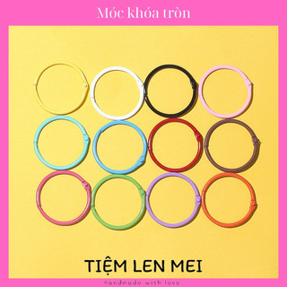 🌸 Móc khóa tròn - vòng chìa khóa, móc khóa, mặt dây chuyền túi, mặt dây chuyền, phụ kiện treo 🌸