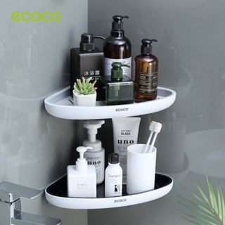 Ecoco Kệ Nhà Tắm Người Tổ Chức Kệ Góc Treo Tường Không Khoan Tắm Giá Đựng Đồ Nhà Bếp E2030