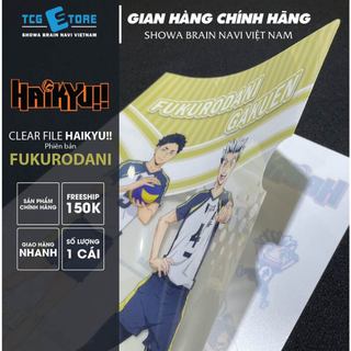 Bìa hồ sơ nhân vật Haikyu!!, phiên bản trường Fukurodani, Wedge Holdings, kích thước 30x20cm, SL 1 cái