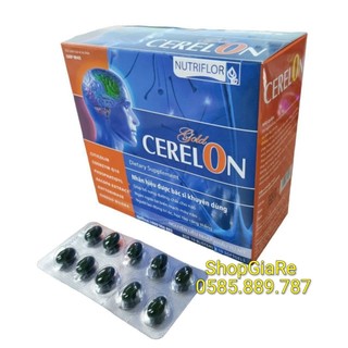 Cerelon gold Giúp bổ sung dưỡng chất cho não hiệu quả viên uống hoạt huyết dưỡng não 100 viên