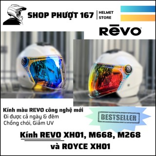  Kính Revo đi ngày đêm cho mũ royal M668 XH01 M268 và Royce XH01 