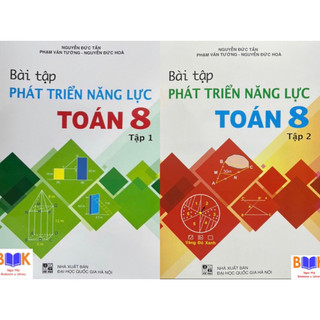 Sách -bài tập phát triển năng lực toán 8 tập 1+2