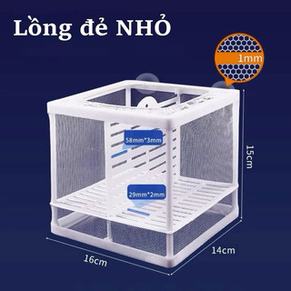 Lồng đẻ vải-Lồng tách đẻ cho cá-Lồng dưỡng cá