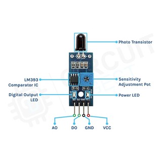 Module cảm biến lửa, Mạch cảm biến phát hiện ngọn lửa Flame sensor - làm mạch báo cháy