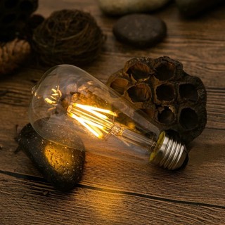 BÓNG LED EDISON T64 4W ĐUI E27 TRANG TRÍ NGHỆ THUẬT SIÊU ĐẸP (BẢO HÀNH 1 NĂM)