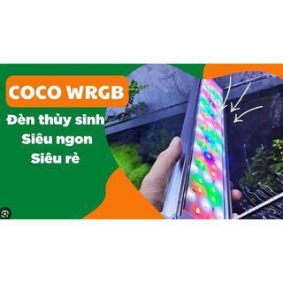 Đèn led thủy sinh coco wrgb r600