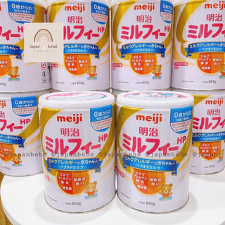 Sữa Meiji Hp lon và thanh cho bé dị ứng Nhật Bản