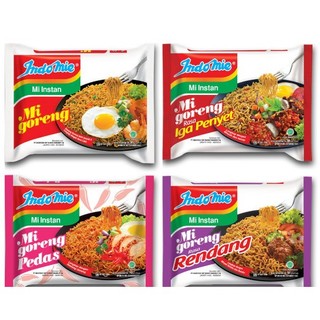 Mì xào khô/ mì trộn indomie mi goreng thùng 40 gói mì xào khô indomie đủ vị mì trộn indomie 4 vị