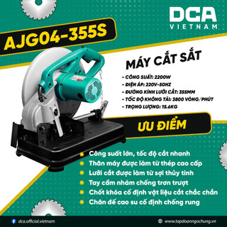 Máy cắt sắt DCA AJG04-355S