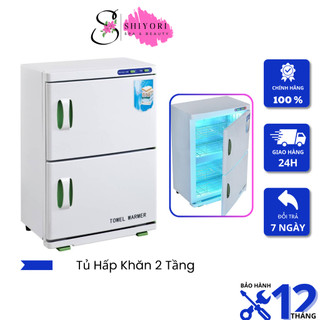 Tủ hấp khăn 2 tầng gj-32a , tủ tiệt trùng dụng cụ trong spa thẩm mỹ