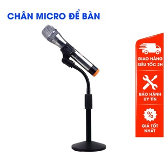 Chân micro để bàn cao cấp TS-02 làm bằng kim loại dẻo uốn cong đa hướng chỉnh độ cao - chân micro TS02