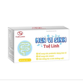 Men vi sinh tuệ linh _ hộp 20 gói cốm x 3g