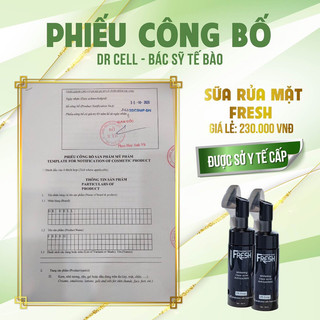 Sữa Rửa Mặt Fresh Dr Cell