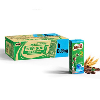 Thùng 48 hộp sữa milo ít đường 180ml date 12/24