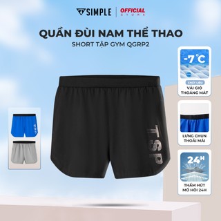 Quần Đùi Thể Thao Nam TSIMPLE V2 Short tập gym vải gió thoáng mát co giãn thoải mái vận động QGRP2