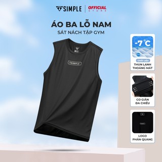 Áo Ba Lỗ Nam TSIMPLE sát nách tập gym vải thun lạnh thể thao thoáng mát co giãn thấm hút mồ hôi ALHP1