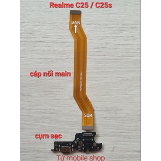 Cụm sạc , cáp nối main realme c25 , realme c25s