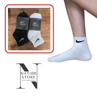 Tất cổ ngắn NATIDE dày dặn thấm hút mồ hôi, giá siêu rẻ_BH004