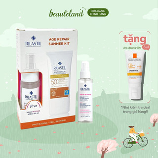 Set kem chống nắng Rilastil Age Repair Summer Kit