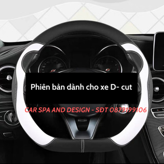 Bọc vô lăng ô tô Da PU Cao cấp hình gấu - Bọc vô lăng xe hơi da PU hình tai gấu sang trọng - Bọc vô lăng xe ô tô