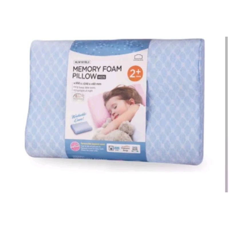 Gối Memory Foam Trẻ em Locknlock HLW181BLU