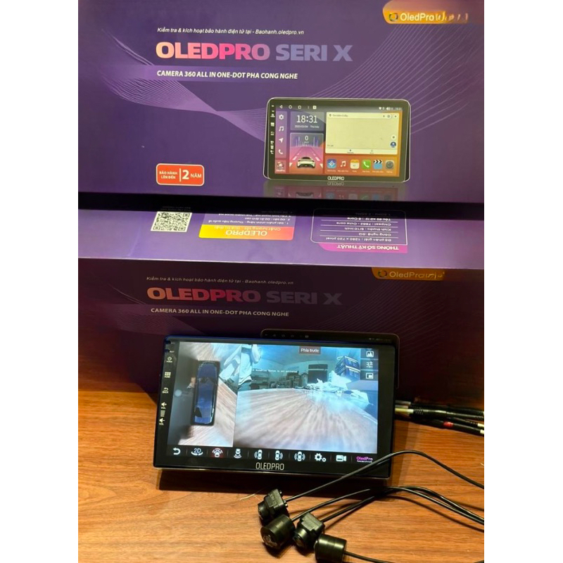 Màn Hình DVD Android Ô Tô OLEDPRO X4s Tích Hợp Camera 360 9 inch Ram 4-32 Chip 8 Nhân . Lắp Xe Ô Tô, Bh 18 Tháng
