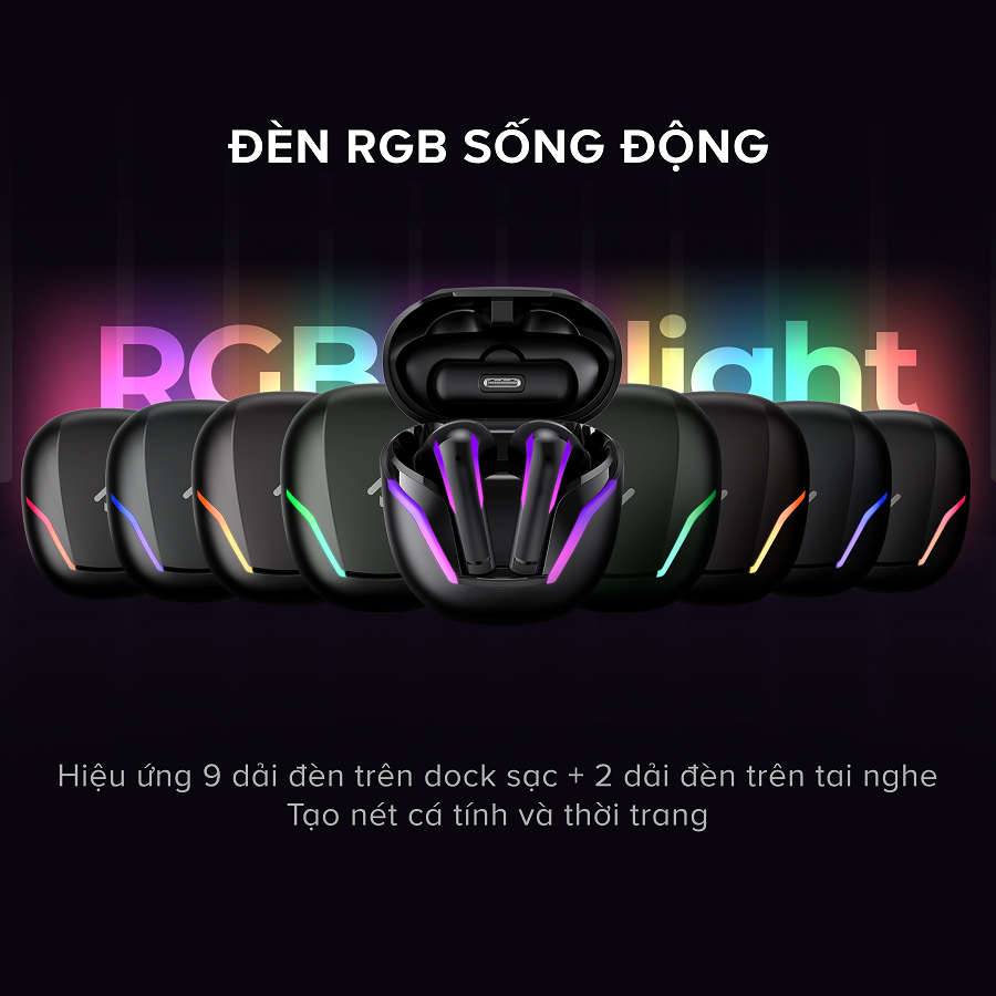 Tai nghe Gaming HAVIT TW970, Bluetooth 5.3, Độ Trễ 18ms, 2 Mic ENC , Nghe Đến 24H - Hàng Chính Hãng | BigBuy360 - bigbuy360.vn