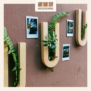 Chữ gỗ dán tường, chữ nổi trang trí, chữ gỗ decor trang trí màu nhạt size 20cm, kho đồ gỗ hà nội