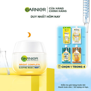 Mặt nạ ngủ dưỡng đêm tinh chất sữa chua sáng da Garnier 50ml
