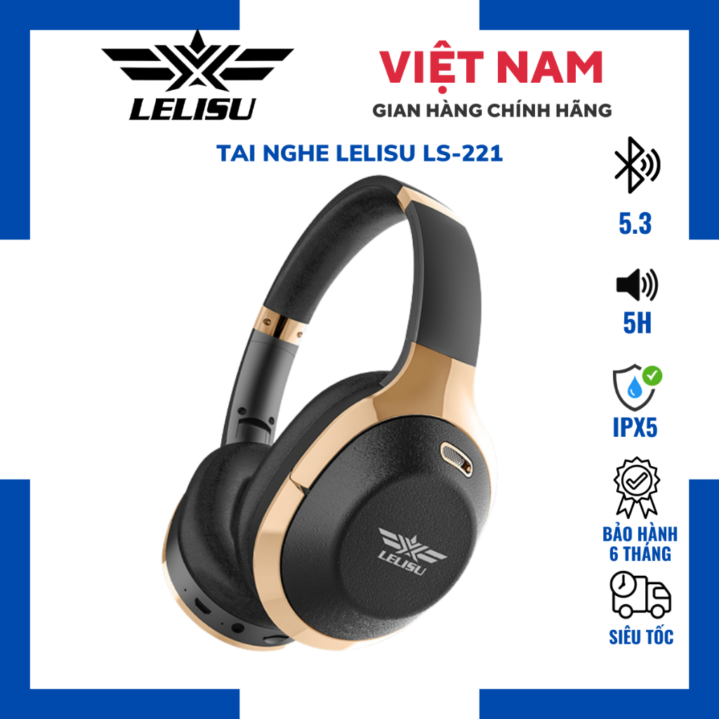 Thanh Lý Tai Nghe Chụp Tai Chống Ồn Lelisu LS-221 Âm Bass Mạnh Mẽ, Tích Hợp Mic Đàm Thoại Hàng Like New | BigBuy360 - bigbuy360.vn