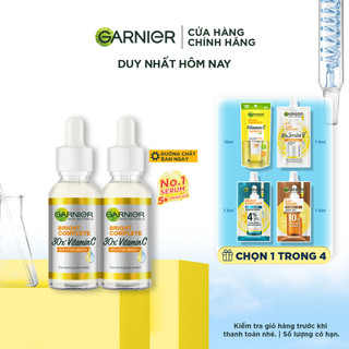 Bộ đôi tinh chất serum sáng da và giảm thâm Vitamin C Garnier Light Complete 30ml x 2