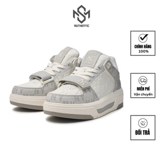 Giày bánh mì MLB chính hãng - giày sneaker Chunky Liner Mid Classic Monogram New York Yankees đế cao 3ASXCMM4N