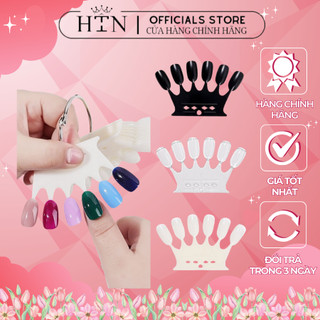 Móng mẫu tập vẽ bộ móng tay giả tập sơn tròn móng que tập vẽ nail Gói 10 Miếng 50 Móng