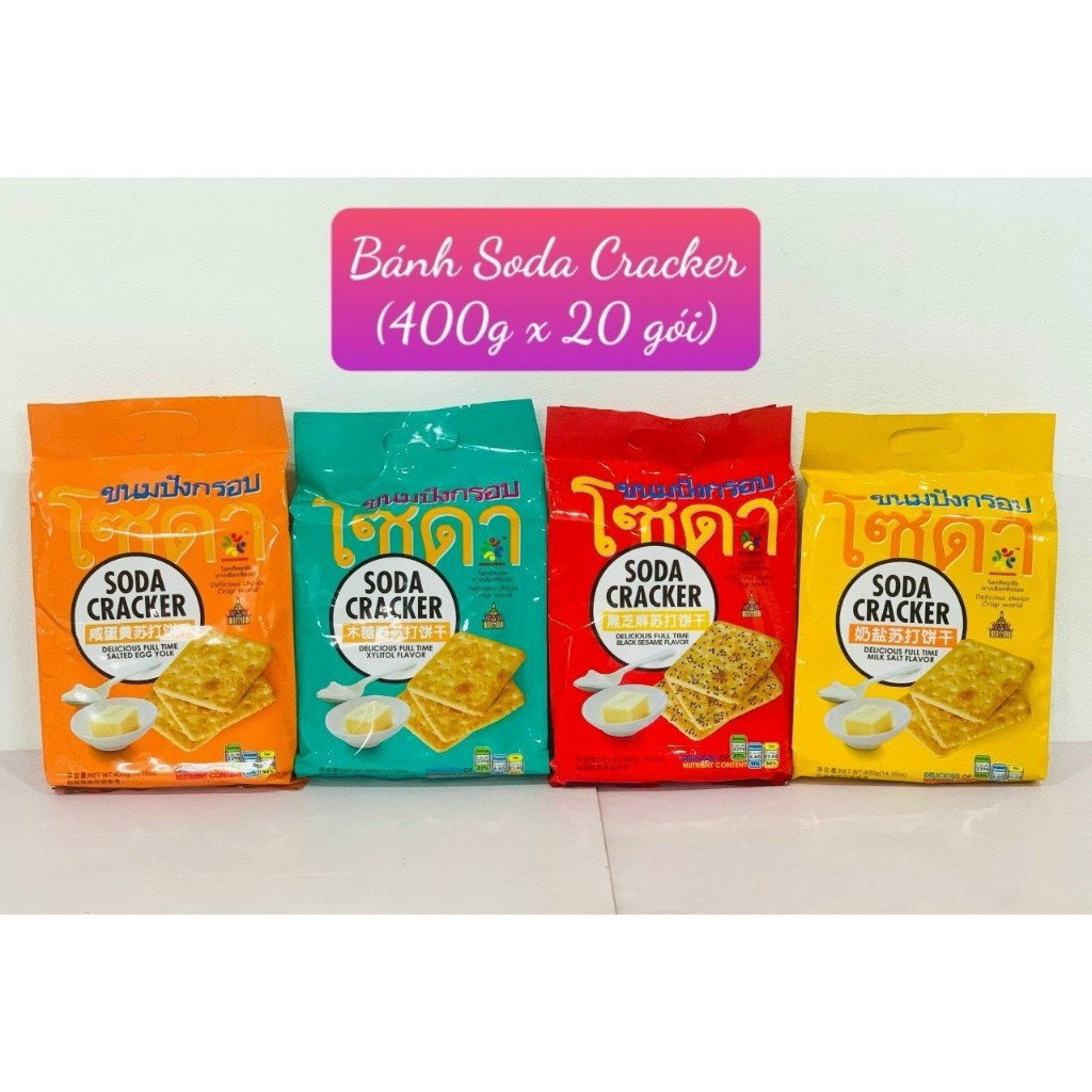 Bánh SODA CRACKER Thái Lan 50k/ gói 400gr