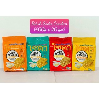 Combo 3 gói Bánh SODA CRACKER Thái Lan 3 vị 145k