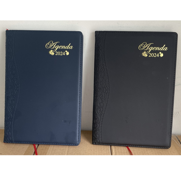 Sổ agenda 2024 bìa simili cao cấp (16cm x 24cm) - HA