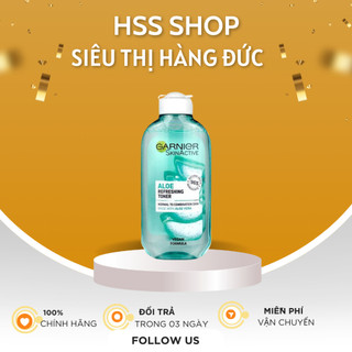 Nước hoa hồng Garnier Aloe vera 200ml