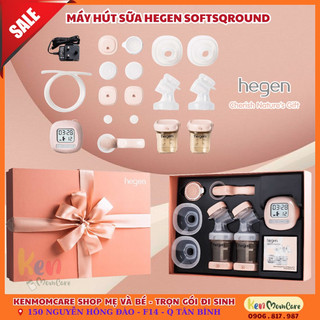 Máy hút sữa hegen softsqround chính hãng bảo hành 1 năm. mẫu mới phễu silicon có sẵn ship hoả tốc