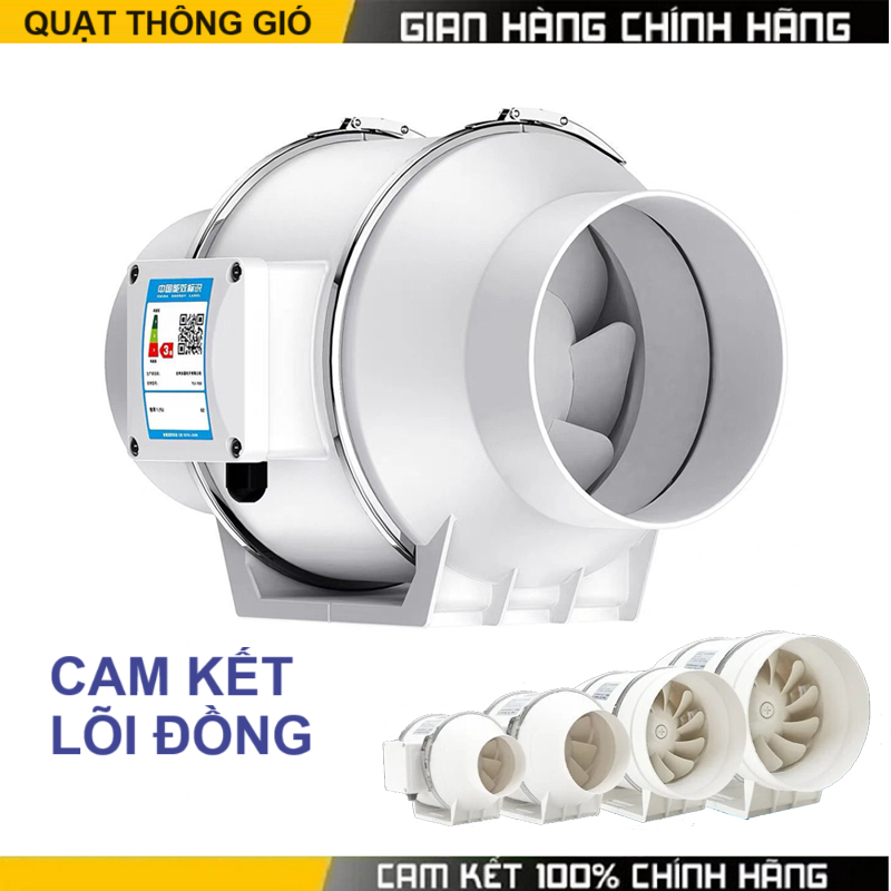 Quạt thông gió, hút mùi, cấp gió tươi