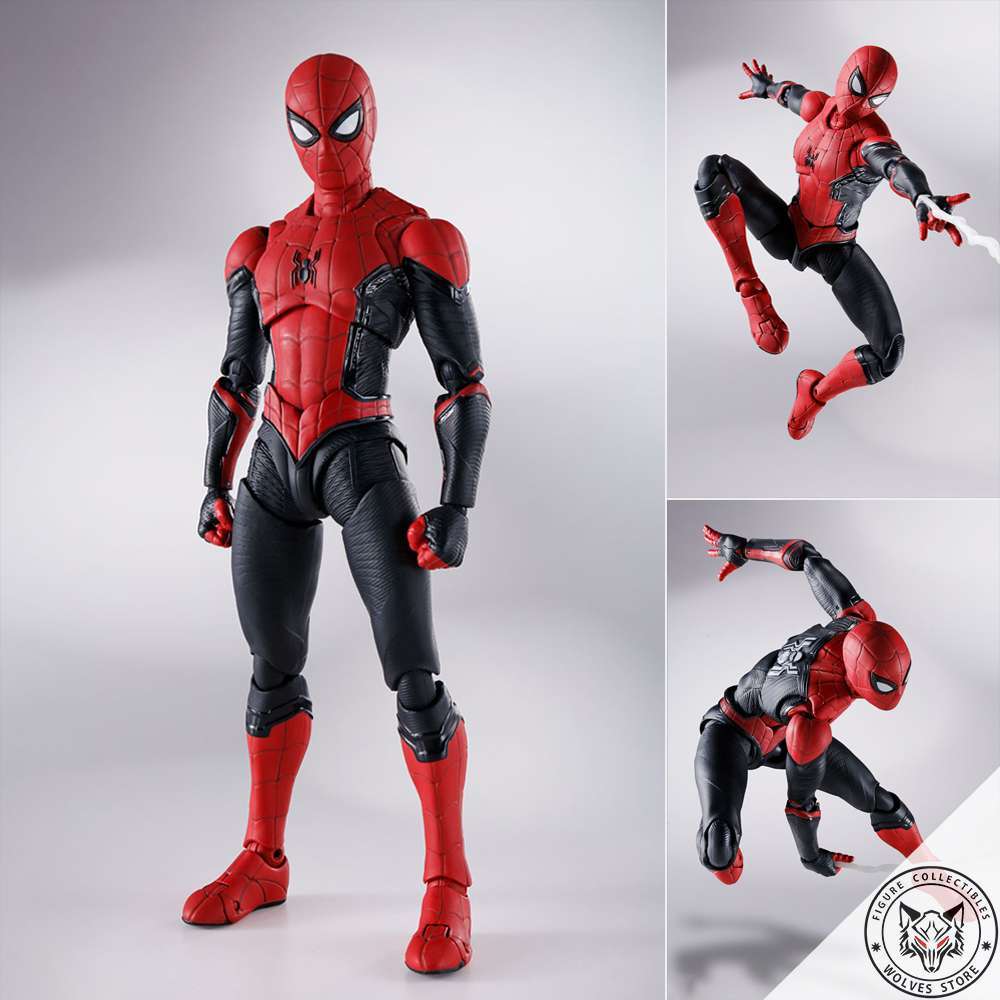 [Có sẵn - Hỏa tốc] Mô hình chính hãng SHF Marvel: SHF Spiderman (Upgraded suit) NWH