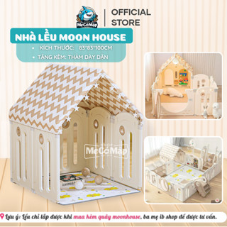 Lều Cho Bé Moon House New 2024 Chắc Chắn, Nhà Lều Kết Hợp Quây Cũi Tạo Không Gian Vui chơi Cho Bé Nhựa An Toàn