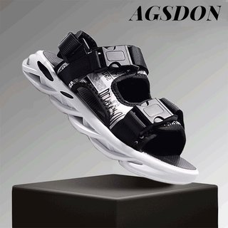 AGSDON - Giầy Sandal Nam Nữ Đế Chữ - quai hậu nam nữ học sinh quai ngang Đế Chữ Mẫu Mới - Quai Ngang Chống Nước Siêu Nhẹ