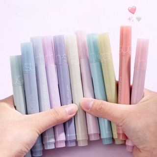 WINZIGE Set 6 bút highlight pastel xinh xắn đánh dấu nội dung bài học Bút dạ quang bút đánh dấu nhớ dòng cute nhiều màu