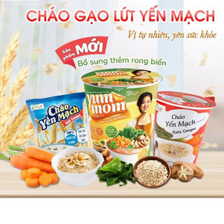 Cháo gạo lứt yến mạch rong biển ăn liền Tâm Minh Foods