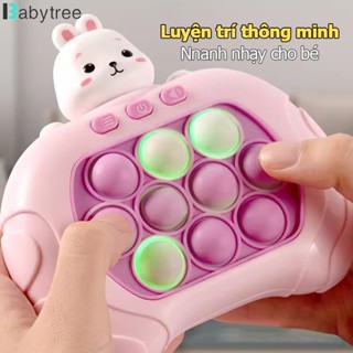 Pop it điện tử BABYTREE thế hệ mới 999 level kuromi có đèn nhạc giải trí luyện phản xạ cho bé