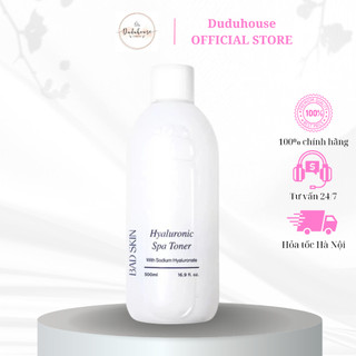 Nước hoa hồng Badskin Hyaluronic Spa Toner NEW 500ml Duduhouse