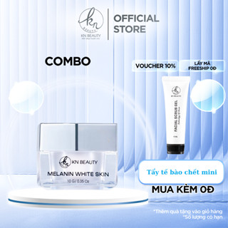 Kem Dưỡng Trắng Ngừa Nám KN Beauty Melasma - White Skin Multifunctional Cream (kèm 1 tẩy tế bào chết)