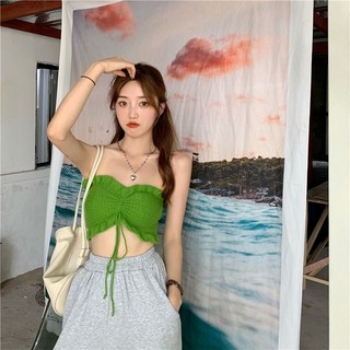 Áo quây đan dây kiểu rút ngực và đan lưng (A976#)