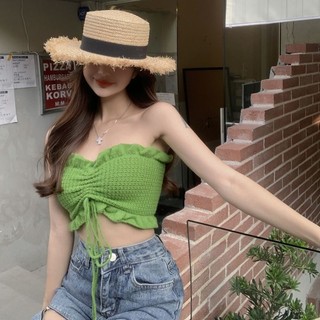 Áo quây đan dây kiểu rút ngực và đan lưng